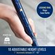 thumbnail image 3 of Bastón de senderismo DMI ligero de aluminio ajustable Blue Ice, 3 of 7