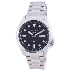 Reloj Seiko 5 Sports Automático Con Esfera Negra Srpe55K1