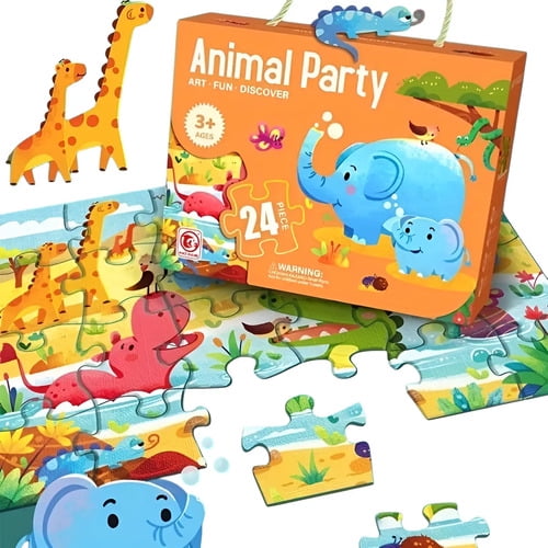 Puzzle Jumbo Niño 24pcs - Fiesta Animal