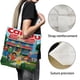 thumbnail image 3 of Caillou Bolso de tela con estampado de lienzo para mujer, bolsa de compras reutilizable y estética, con cremallera interior, regalo para mujer,38*45cm., 3 of 6