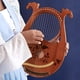 thumbnail image 5 of Lyre Harp INKNOTE Caoba con llave de afinación, 16 cuerdas de repuesto, 5 of 7