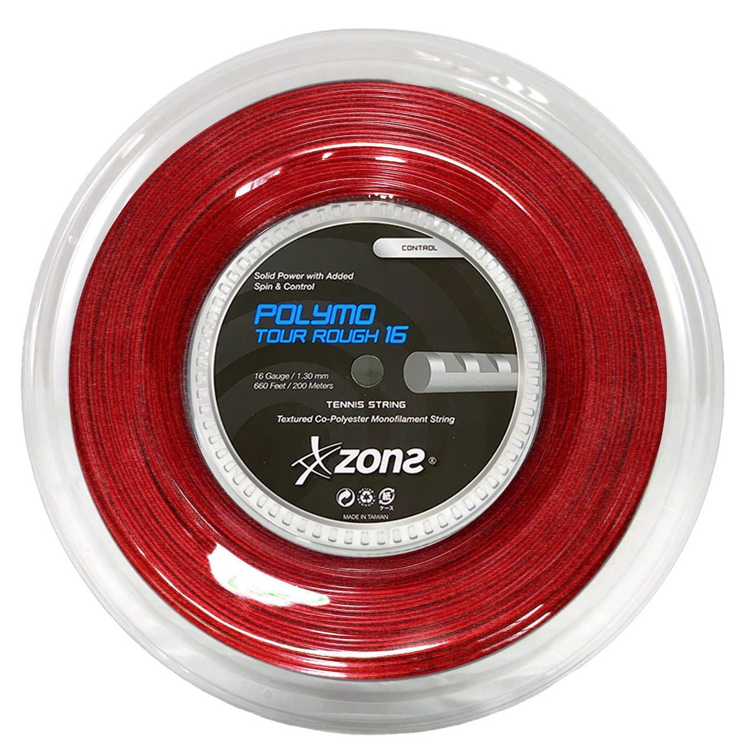 Rollo de Cuerda Zons Polymo Tour Rough Rojo 1.30 - 200m | Lider