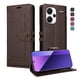 thumbnail image 2 of Premium Wallet Case for Xiaomi Redmi Note 13 Pro Plus with Card Slots & Kickstand, Flip Cover Brown, 2 of 6