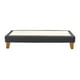 thumbnail image 3 of Base Elegante Cama Europea 1.5 Plaza 105x200 Cm Gris Lino, 3 of 3