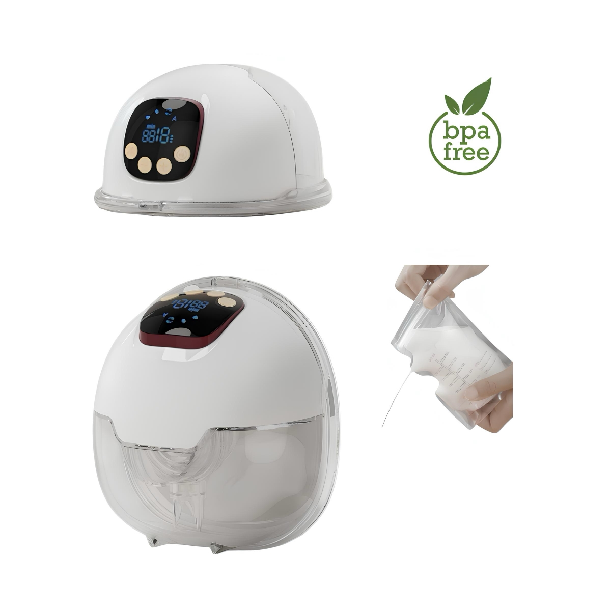 Extractor De Leche Eléctrico Portátil W210 Lubabycas