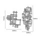 thumbnail image 2 of Matrices de corte NVZBL, 2 piezas, plantillas de rejilla irregular de acero, 2 of 5
