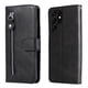 thumbnail image 4 of Funda con Cremallera para Samsung Galaxy S23 Ultra 5G, Carcasa Cartera de Cuero PU con Soporte y Tarjetero, 4 of 6