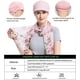 thumbnail image 2 of Gorras Chemo Hats Con Forro De Algodón De Bambú Para Vendedores De Periódicos Rosas, 2 of 6