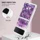thumbnail image 4 of Funda Para Sansung Galaxy Z Flip 4 Con Brillo Líquido, Protección Completa Y Soporte De Anillo Giratorio, 4 of 4