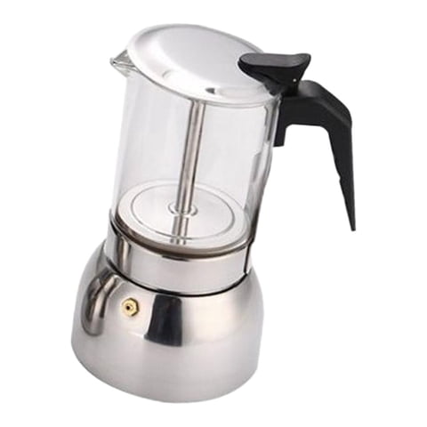 Bothyi - Cafetera Con Tapa De Cristal, Cafetera Expreso Para