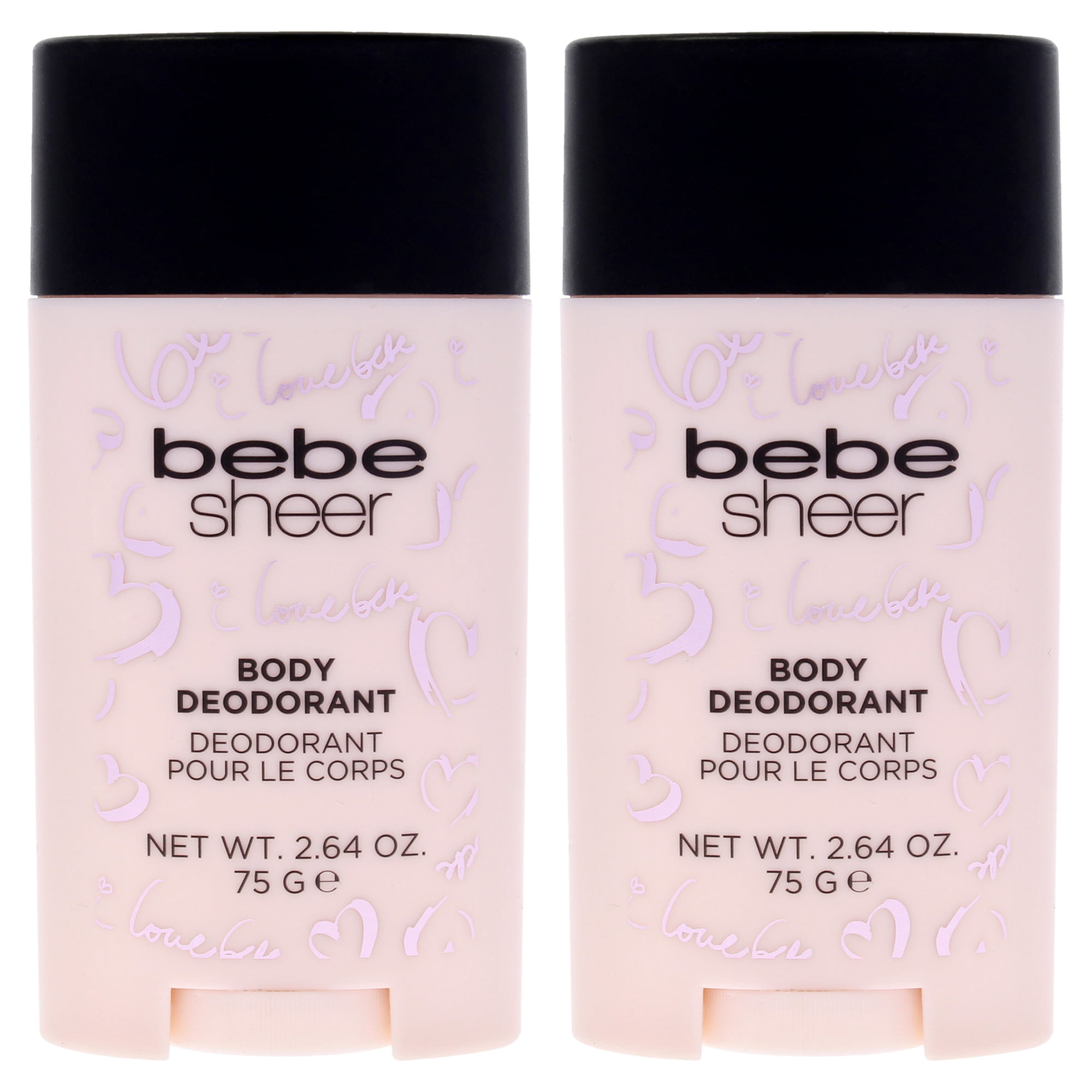 Desodorante Bebe Sheer 80ml Mujer Pack De 2