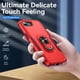 thumbnail image 2 of Para Apple iPhone 17e / iPhone 16e Funda con Soporte de Anillo Metálico de Rotación de 360° [Soporte Magnético para Auto] a Prueba de Golpes Resistente Protección de Cuerpo Completo de Alta, 2 of 8