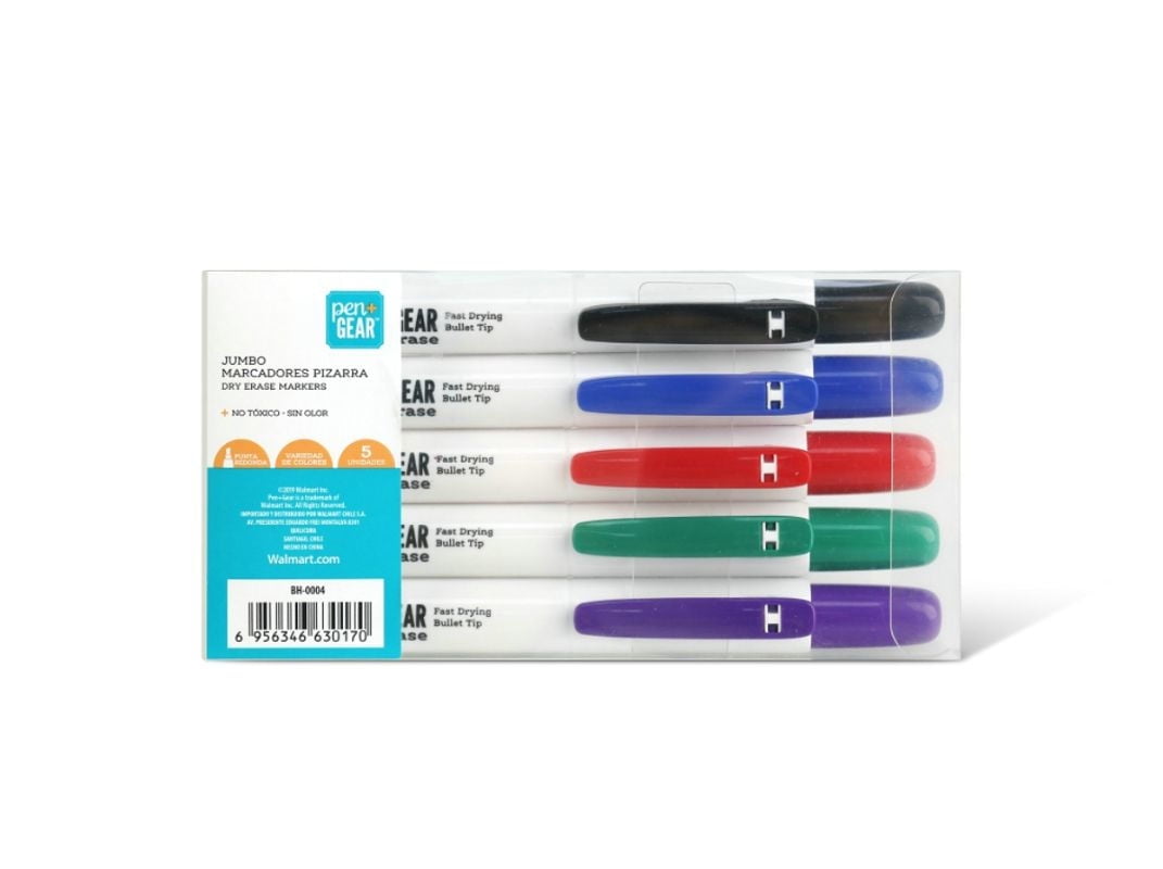 Marcador Pizarra Jumbo 5 Unidades 1 Un Pen&Gear
