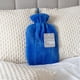 thumbnail image 2 of Bolsa de agua caliente REVITALE 2 L con funda suave azul real, 2 of 9