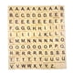 thumbnail image 3 of 100pcs A A Z Azulejo De Madera Letras Negras Rompecabezas Alfabetos Tablero Artes, 3 of 3