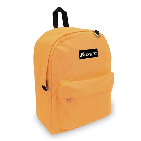 Mochila Everest Classic Amarilla Con Bolsillo Pequeño Talla Única