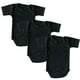 thumbnail image 1 of Pack 3 Body Liso Negro 3-6 meses Manga Corta para Bebé, 1 of 1