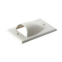 Bothyi - Placa De Pared Empotrada De Bajo Voltaje De Una Sola Unidad Con Cubierta Organizadora Para Video, Audio Y Voz