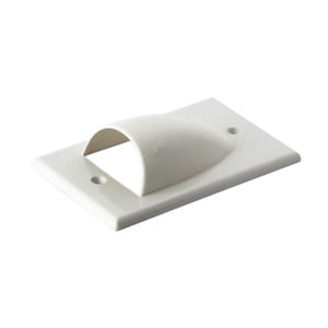 Bothyi - Placa De Pared Empotrada De Bajo Voltaje De Una Sola Unidad Con Cubierta Organizadora Para Video, Audio Y Voz