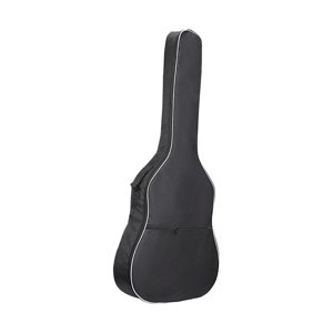 Magideal - Bolsa Para Guitarra Eléctrica, Estuche Para Guitarra Oxford Antiarañazos De 40 Pulgadas Y 41 Pulgadas, Bolsa De Transporte Con Asa De Transporte Para Borde Blanco