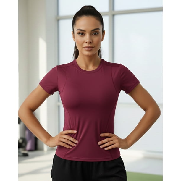 Polera Deportiva Mujer Ideal Gym y Entrenamiento