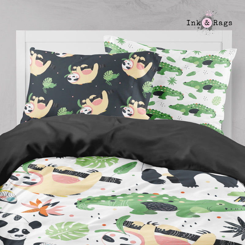 Milsleep - Colección De Ropa De Cama Infantil Zoo Friends Tropical Safari Big