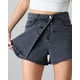thumbnail image 3 of Falda Short Mujer Denim Negro Polemic, 3 of 3