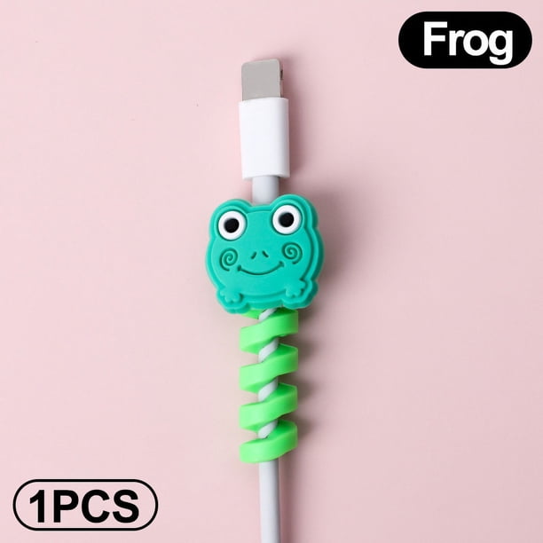 1pc Cartoon Animal Cable Protector - Keep Your Charging Cable Safe & Secure with Creative Screw Type Design