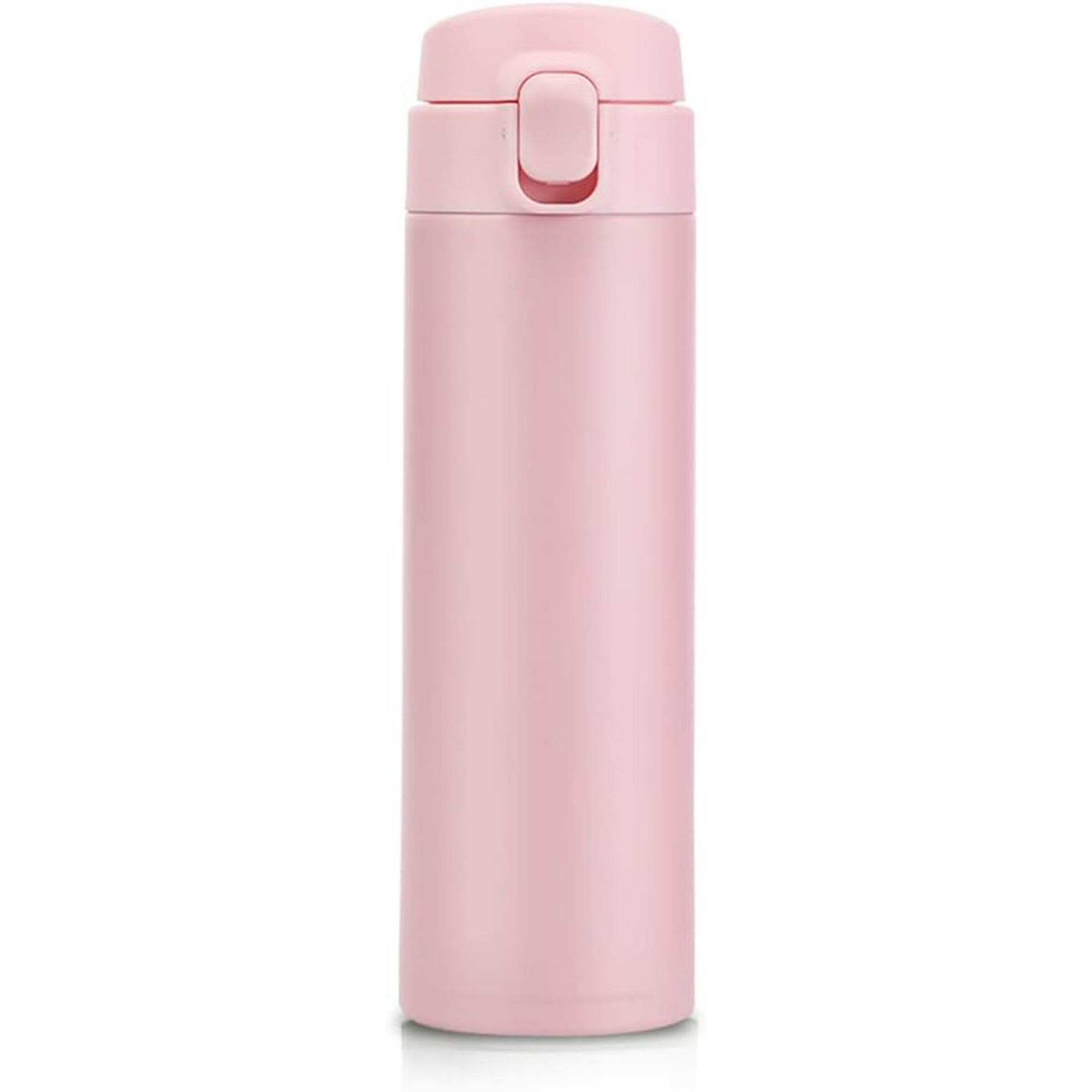 Veat00l - Termo, Botella De Agua, Capacidad De 450ml, 6 Horas De Frío Y Calor, Termo De Acero Inoxidable, Cerradura De Seguridad, Taza Caliente Para Adultos Y Niños, Fácil De Llevar