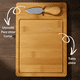 thumbnail image 5 of Tabla Picoteo Quesos Madera Con Utensilio Para Untar Cortar, 5 of 6