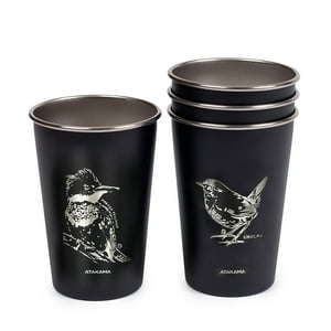 Atakama Outdoor - Set De 4 Vasos Aves Chilenas 480 Ml
