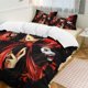 thumbnail image 2 of Jujutsu Kaisen Gojo Bedding Set Duvet Cover Comfortable and Lightweight Cartoon Bedding 3 Piece Bed Set, 2 of 5