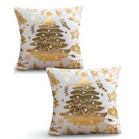 Genérico - Pack De 2 Fundas De Cojin Para Navidad M11