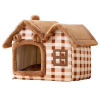 Magideal - Casa Comft Para Mascotas Con Almohada Acolchada Extraíble Y Lavable, Cama Para Dormir Para Gatos, Refugio Plegable Antideslizante, Cueva Portátil Para