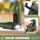 thumbnail image 4 of Mudder Pack de 6 Linternas Recargables con Manivela y Energía Solar – Verde, 4 of 7
