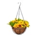 thumbnail image 1 of Flores Artificiales Colgantes En Canasto, Decoración De Primavera Para El Hogar, Patio, Exterior, Estilo B, 1 of 3