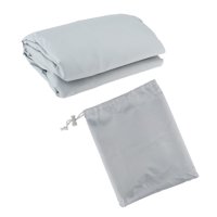 Magideal - Cubierta Para Estante De Panadería Con Cremallera, Cubierta Para Estante Individual Para Panadería, 23X28X64 Pulgadas, Cubierta Impermeable Para Estan Gris
