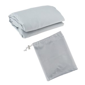 Magideal - Cubierta Para Estante De Panadería Con Cremallera, Cubierta Para Estante Individual Para Panadería, 23X28X64 Pulgadas, Cubierta Impermeable Para Estan Gris