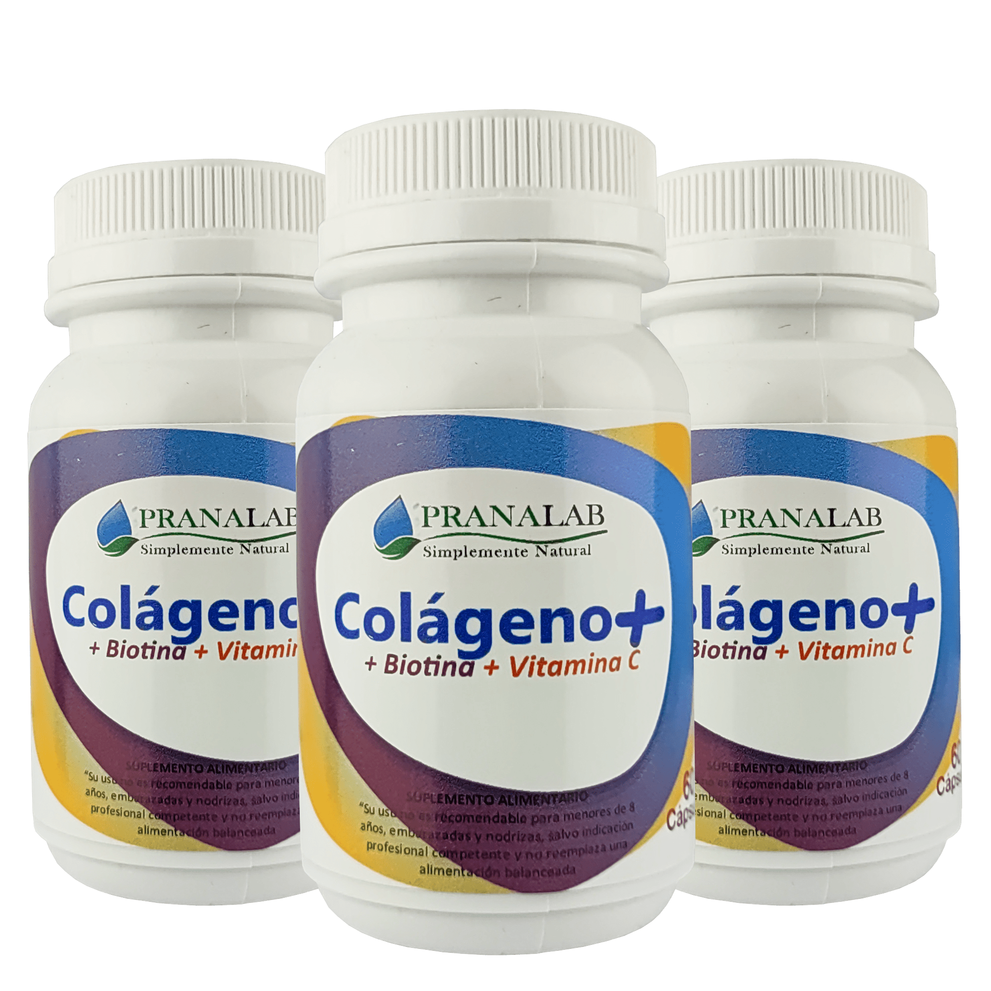 Pranalab - Colágeno Hidrolizado Plus + Biotina + Vit. C 180 Cápsulas