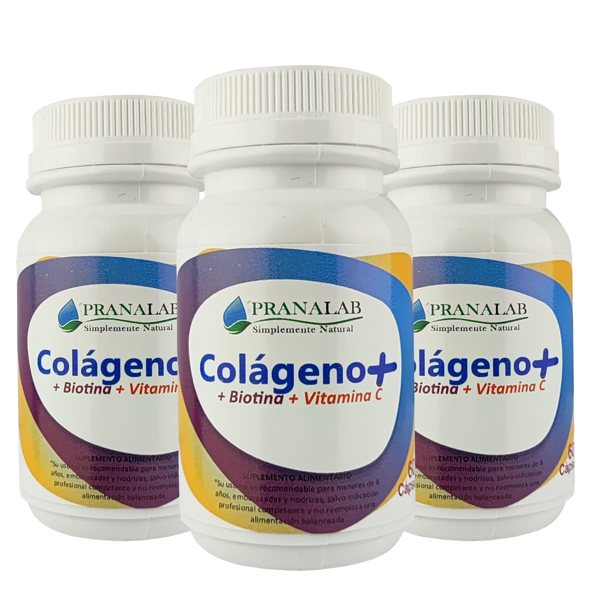 Pranalab - Colágeno Hidrolizado Plus + Biotina + Vit. C 180 Cápsulas
