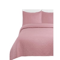 Genérico - Cubrecama Quilt Unicolor Verano Dos Plazas Ligero E7