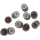 thumbnail image 2 of 10 tapones de válvula de neumático de plástico gris con junta TPMS, universales, aptos para coches, SUV y camiones., 2 of 4