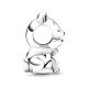 thumbnail image 2 of Charm dije colgante perro akita plata 925, 2 of 3