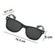 thumbnail image 5 of 1 pieza de gafas de seguridad de malla, gafas protectoras de seguridad antivaho de malla de acero, resistentes a impactos, con montura negra mate, aptas para construcción y trabajos al aire libre., 5 of 8
