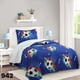 thumbnail image 1 of Cubrecama Sherpa 1.5 Plazas -azul Balones M942, 1 of 2