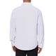 thumbnail image 3 of Camisas formales para hombres con cuello de cuadros, manga larga, abotonadas, talla 2XL, color blanco, 3 of 6
