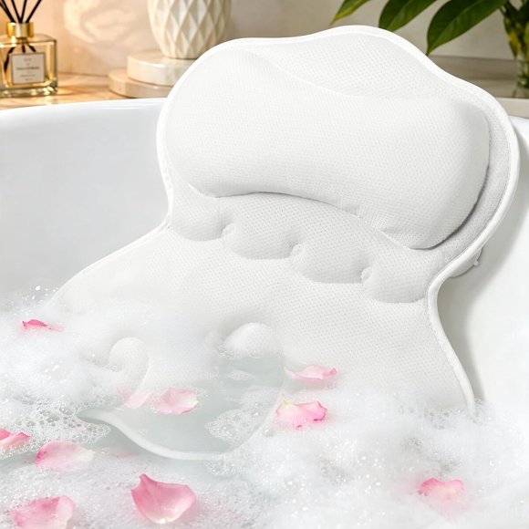 SetSail Bathtub Pillow, Relaxing Ergonomic Bath Pillows