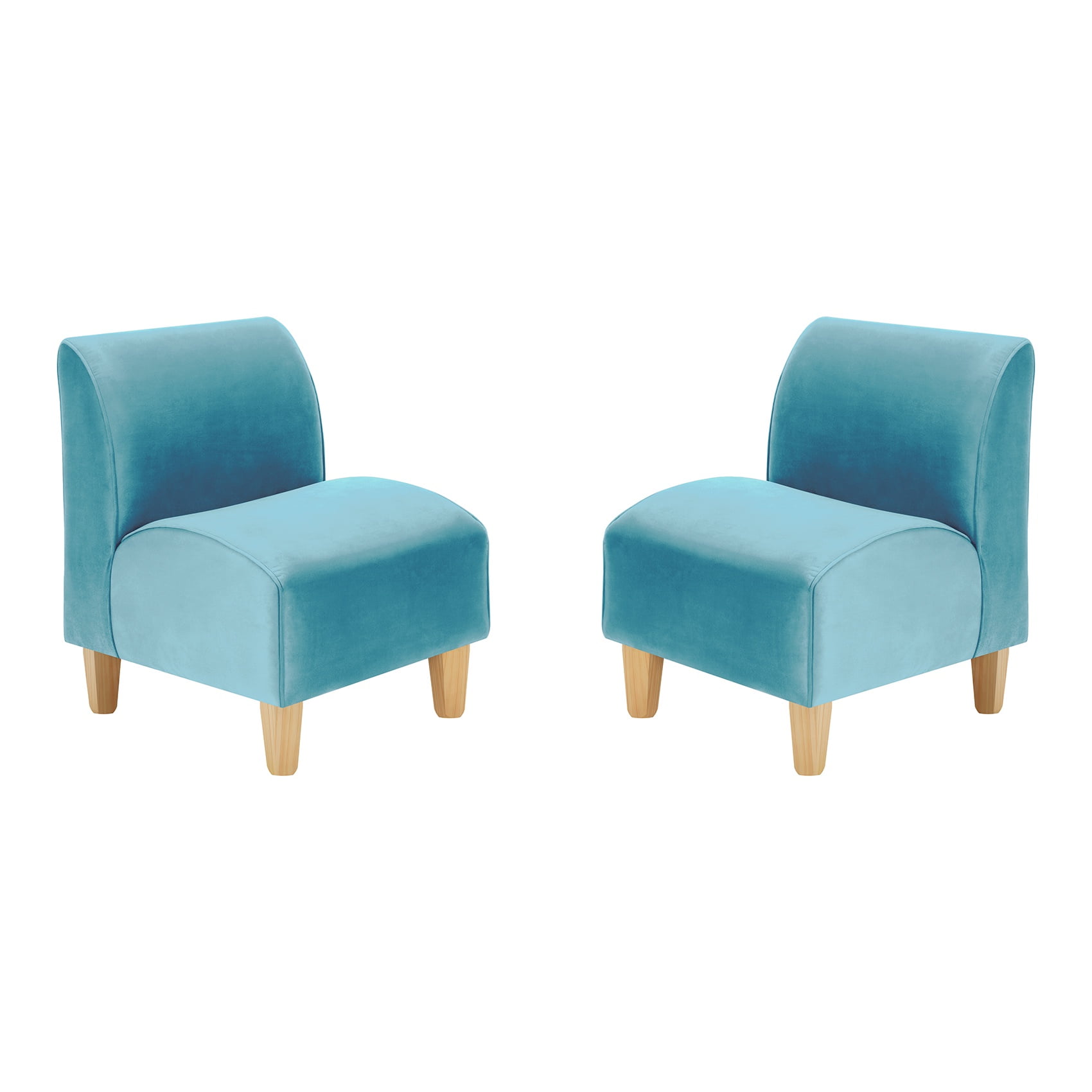 Bodevir - Set Poltrona Soft 1c Felpa 05 Turquesa