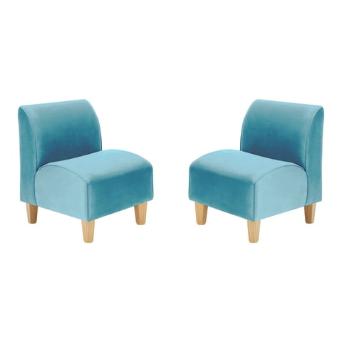 Bodevir - Set Poltrona Soft 1C Felpa 05 Turquesa