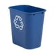 thumbnail image 3 of Basurero Rubbermaid Recycling, 26,5 l/ 7 galones, azul, 3 of 3